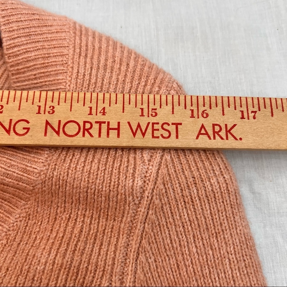 ASOS DESIGN Tall Scoop Neck Womens Sz O  US S Cardigan Pink Classic - Picture 7 of 9